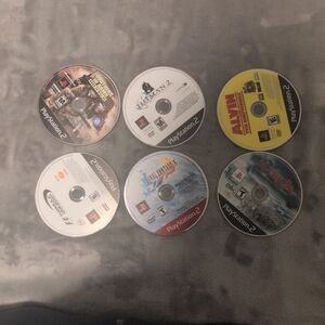 Sony PlayStation 2 Disc Bundle with Verizon Case, Games Untested
